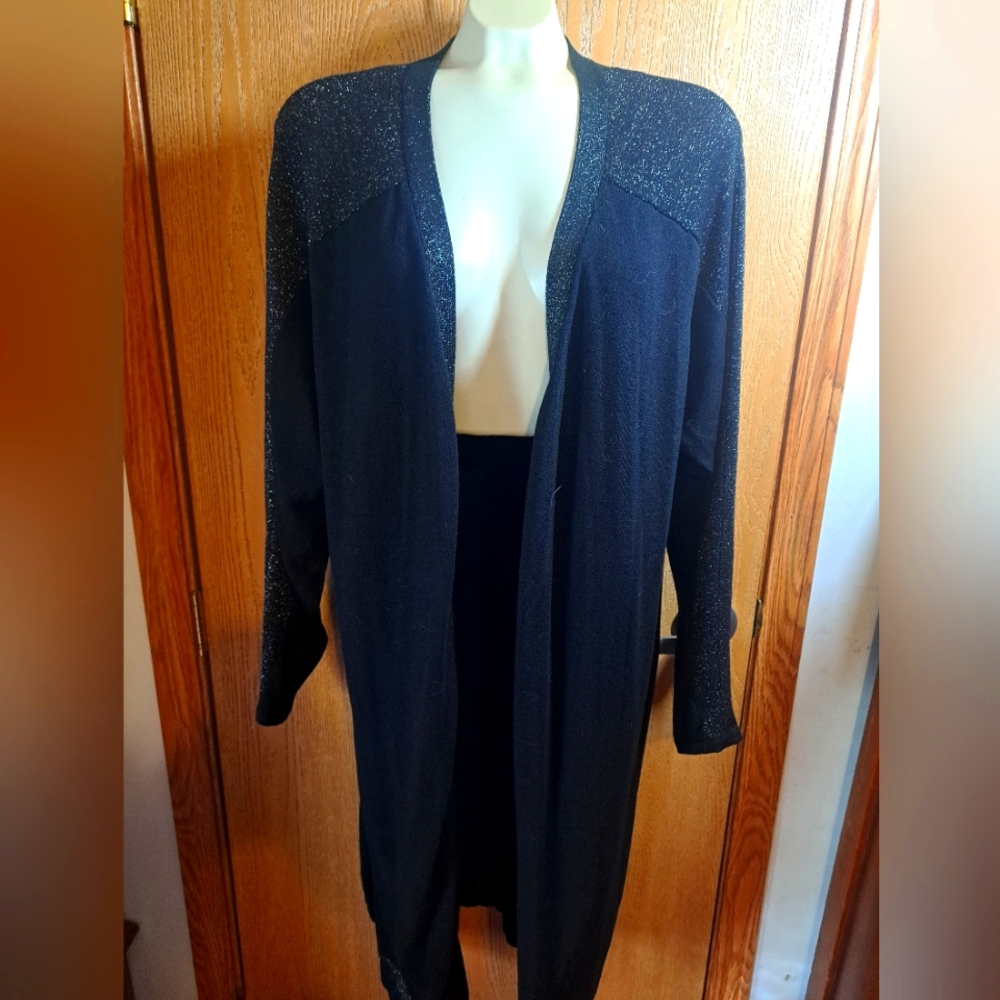 Long Open Front Sweater
